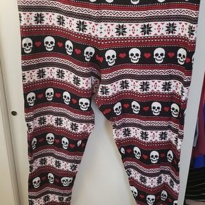 Torrid fair isle winter leggings size 4